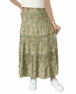 دامن پلیسه پرپری آستردار - Image 7