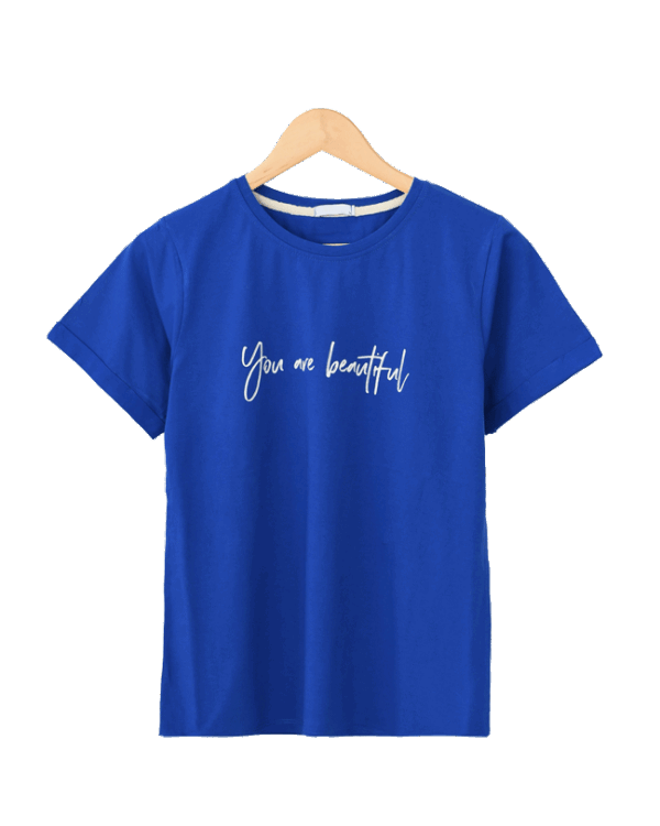 تیشرت چاپی بیوتیفول - Image 1