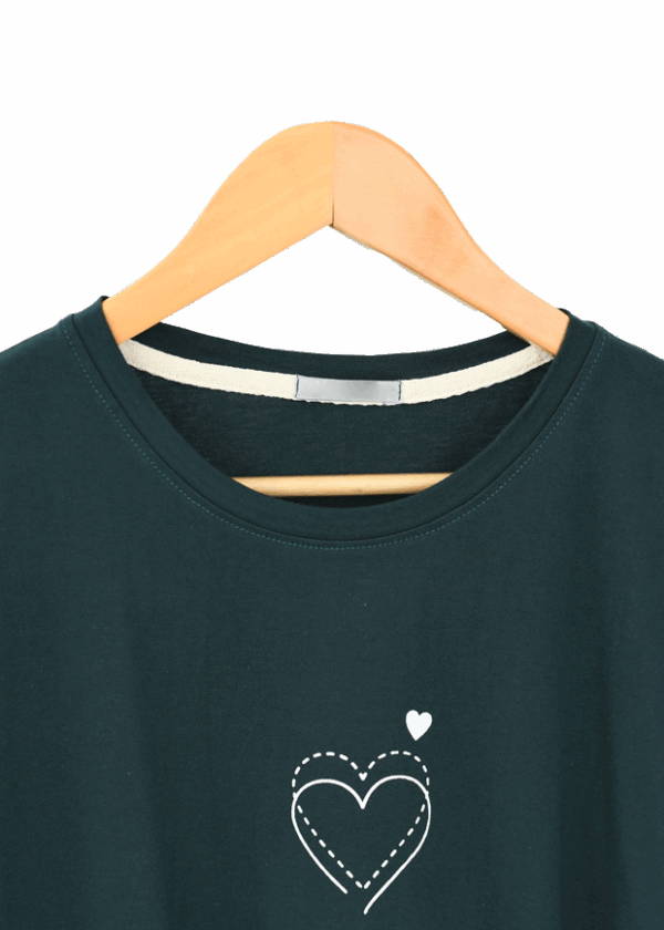 تیشرت بیسیک قلب - Image 6
