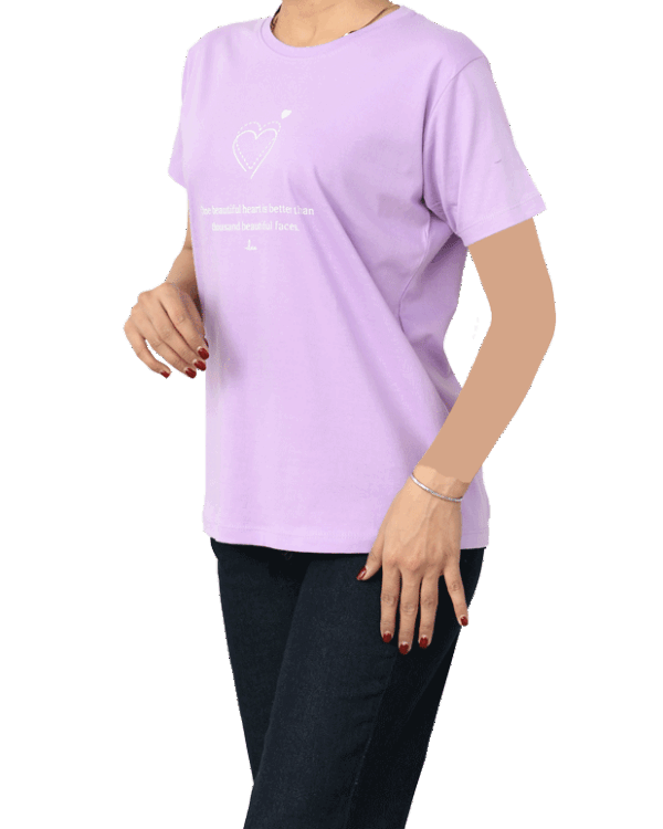تیشرت بیسیک قلب - Image 5