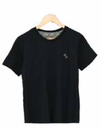 تیشرت مشکی زنانه با گلدوزی بابونه