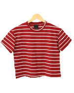 تیشرت کراپ رینگی