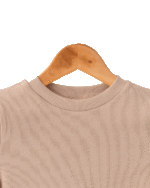 کراپ تیشرت بیسیک کبریتی - Image 7