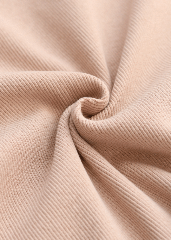 کراپ تیشرت بیسیک کبریتی - Image 8