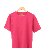 تیشرت زنانه بیسیک کبریتی