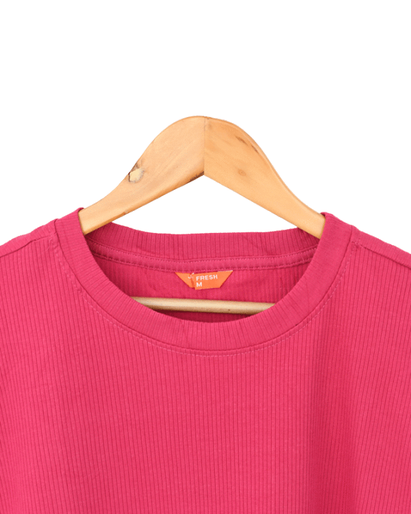 تیشرت زنانه بیسیک کبریتی - Image 8