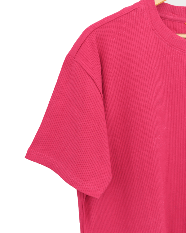 تیشرت زنانه بیسیک کبریتی - Image 9