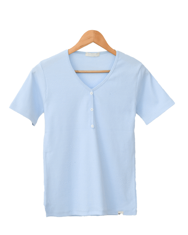 تیشرت-یقه-هفت-دکمه-نما--(3) تیشرت یقه هفت کبریتی - Image 1