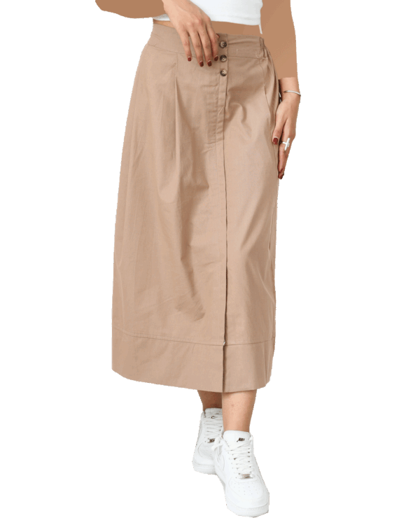 دامن-سه-دکمه--(11) دامن لینن زارا سه دکمه - Image 6