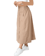 دامن لینن زارا سه دکمه - Image 7