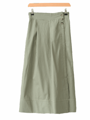 دامن لینن زارا سه دکمه