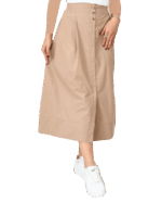 دامن لینن زارا سه دکمه - Image 4