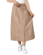 دامن لینن زارا سه دکمه - Image 5