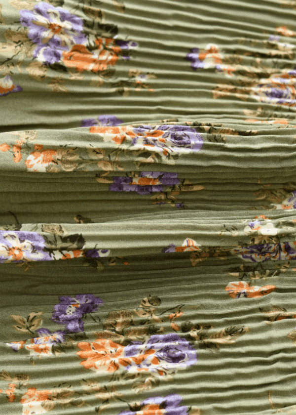 دامن طبقه ایی (1) دامن پلیسه پرپری آستردار - Image 3