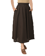 دامن کمر کش چین دار - Image 5