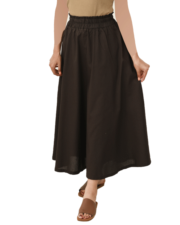 دامن کمر کش چین دار - Image 3