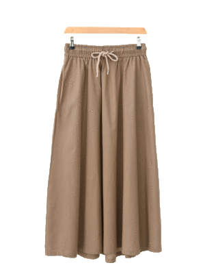 دامن لینن نیم کلوش