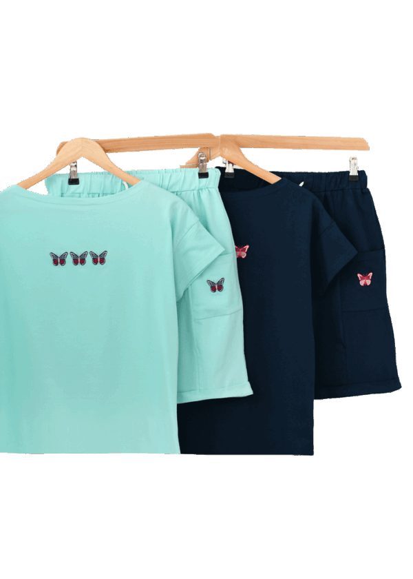 ست-تیشرت-شلوارک-پروانه-ار-تی-(4) ست تیشرت و شورتک راحتی - Image 3