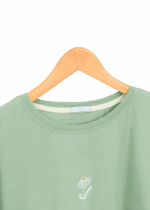 ست تیشرت و شلوار پاستلی گل - Image 7