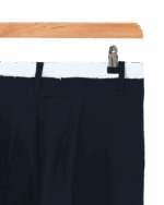 شلوار بزه یاق کمر ریش سرمه ای تیره - Image 7