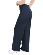 شلوار بزه یاق کمر ریش سرمه ای تیره - Image 6