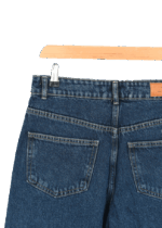 شلوار شورت بگ آبی تیره - Image 7