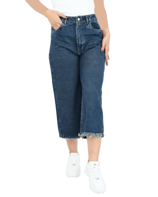 شلوار شورت بگ آبی تیره - Image 6