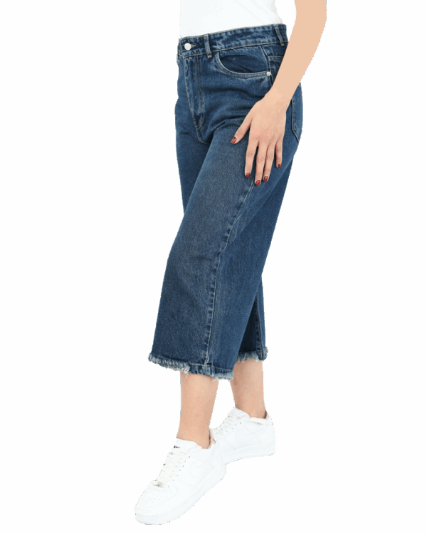 شلوار شورت بگ آبی تیره - Image 5