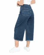 شلوار شورت بگ آبی تیره - Image 3