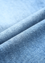 شلوار جین شورت بگ آبی - Image 7