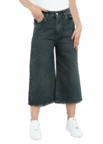 شلوار شورت بگ آبی کثیف - Image 4