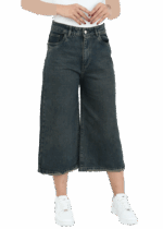 شلوار شورت بگ آبی کثیف - Image 3