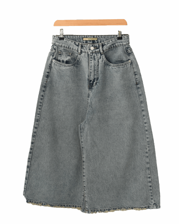 شلوار شرت بگ آبی کدر - Image 1