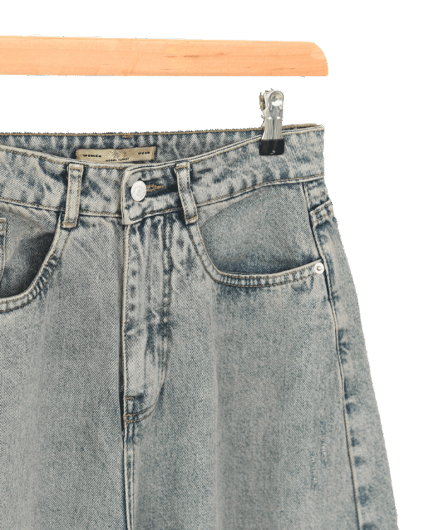 شورت بگ زاپدار آبی کدر - Image 2