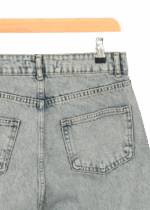 شورت بگ زاپدار آبی کدر - Image 3