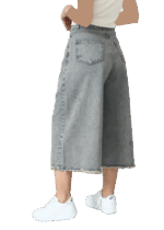 شورت بگ زاپدار آبی کدر - Image 5