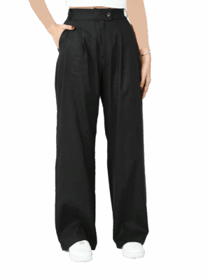 شلوار لینن پیله دار