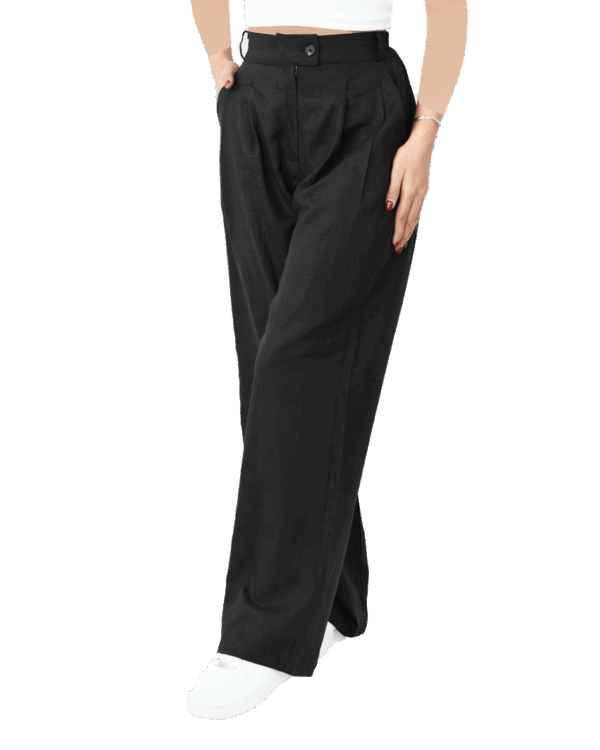 شلوار لینن پیله دار - Image 4