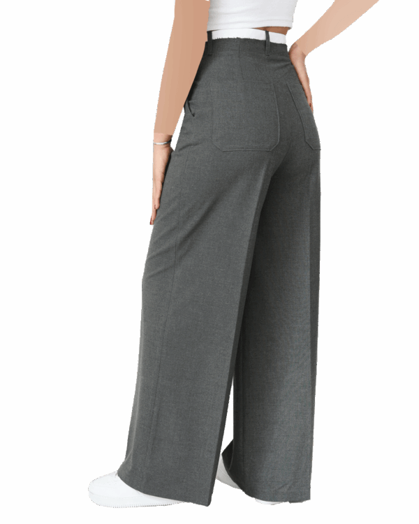 شلوار فول بگ کمر ریش - Image 2