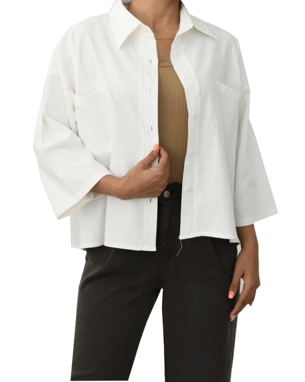 شومیز باکسی دوجیب - Image 7