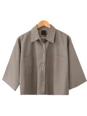 شومیز باکسی دوجیب