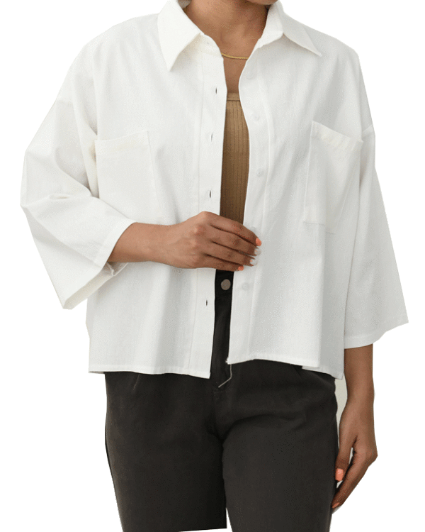 شومیز باکسی دوجیب - Image 4