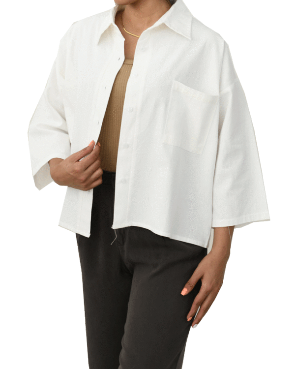 شومیز باکسی دوجیب - Image 5