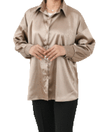 شومیز ساتن رنگی - Image 4