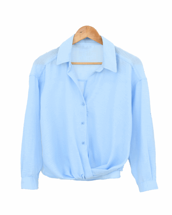 شومیز-پایین-گره--(5) شومیز کمرپیج اسلپ - Image 1