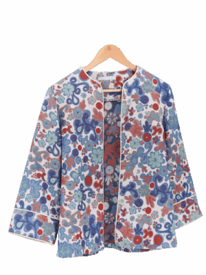 کت طرح گل مغزی دوزی