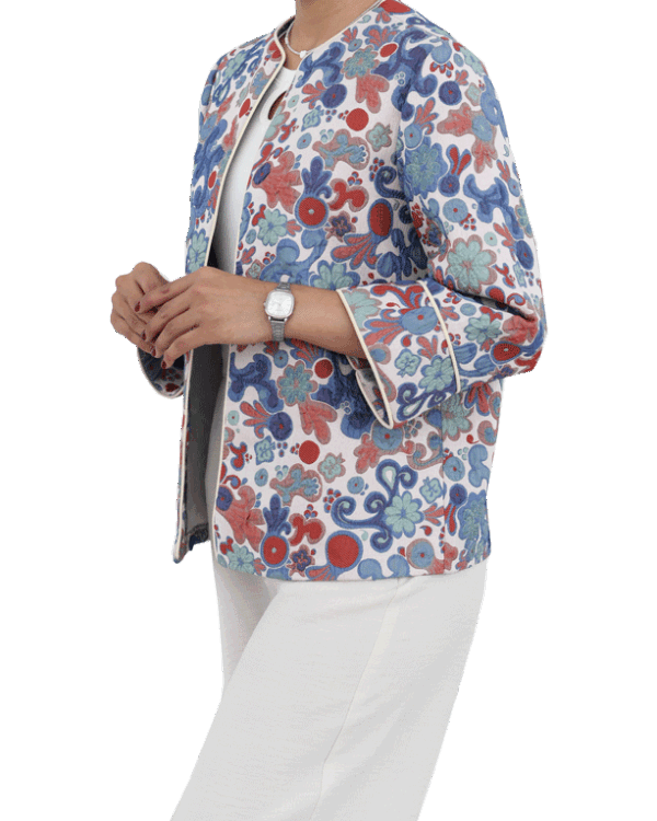 کت طرح گل مغزی دوزی - Image 5