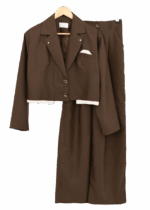 ست کت کراپ و شلوار