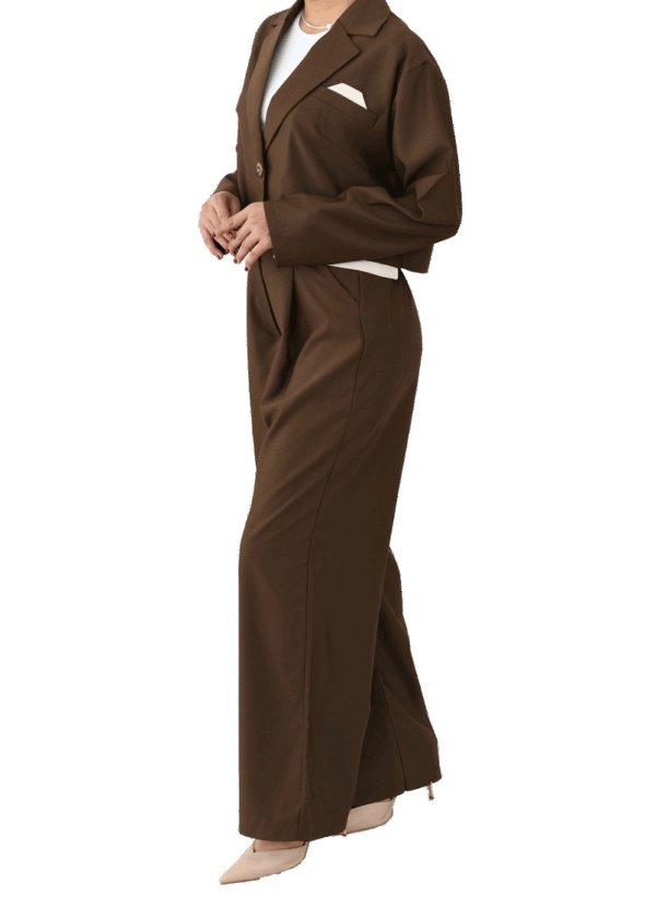 ست کت کراپ و شلوار - Image 8