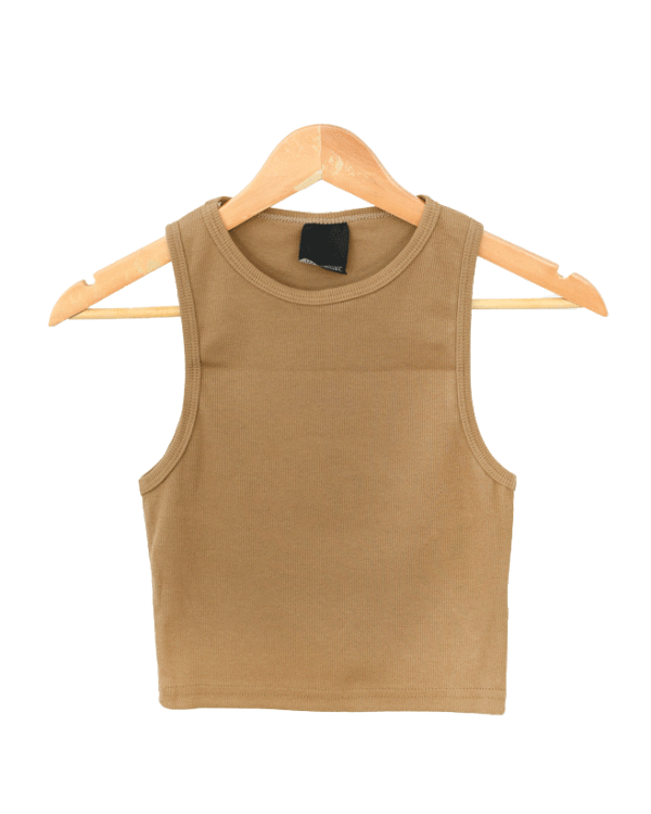 کراپ تاپ بیسیک یقه گرد - Image 1